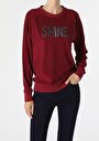 thumb-Afficher les détails de Pull-over Bordeaux Regular Fit  Femme