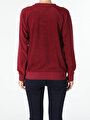 thumb-Afficher les détails de Pull-over Bordeaux Regular Fit  Femme