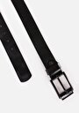 thumb-Afficher les détails de Ceinture Noir Modern Fit Homme