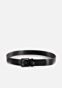 thumb-Afficher les détails de Ceinture Noir Modern Fit Homme
