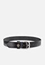 thumb-Afficher les détails de Ceinture Noir Modern Fit Homme