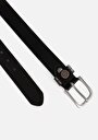 thumb-Afficher les détails de Ceinture Noir Modern Fit Homme