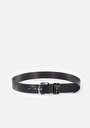thumb-Afficher les détails de Ceinture Noir Modern Fit Femme