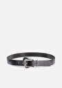 thumb-Afficher les détails de Ceinture Noir Modern Fit Femme