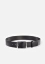 thumb-Afficher les détails de Ceinture Noir Modern Fit Femme