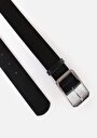 thumb-Afficher les détails de Ceinture Noir Modern Fit Femme