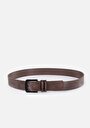 thumb-Afficher les détails de Ceinture Marron Modern Fit Homme