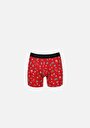 thumb-Afficher les détails de Sous-vêtements Rouge Modern Fit Imprimé Homme