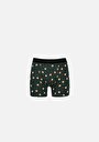 thumb-Afficher les détails de Sous-vêtements Vert Modern Fit Imprimé Homme