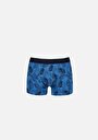 thumb-Afficher les détails de Sous-vêtements Bleu Modern Fit Imprimé Homme