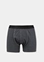 thumb-Afficher les détails de Sous-vêtements Anthracite Modern Fit Imprimé Homme