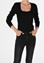 thumb-Afficher les détails de Pull Noir Slim Fit   Femme