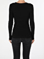 thumb-Afficher les détails de Pull Noir Slim Fit   Femme