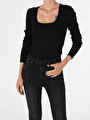 thumb-Afficher les détails de Pull Noir Slim Fit   Femme