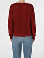 thumb-Afficher les détails de Pull Bordeaux Regular Fit   Femme