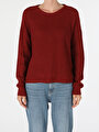 thumb-Afficher les détails de Pull Bordeaux Regular Fit   Femme