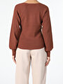 thumb-Afficher les détails de Pull Marron Regular Fit   Femme