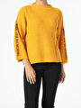 thumb-Afficher les détails de Pull Jaune Regular Fit   Femme