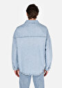 thumb-Afficher les détails de Shırt À Manches Longues  Oversize Fit Droit Jean Homme