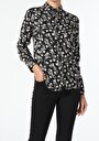 thumb-Afficher les détails de Chemise À Manches Longues Noir Slim Fit   Femme
