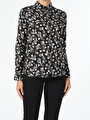 thumb-Afficher les détails de Chemise À Manches Longues Noir Slim Fit   Femme