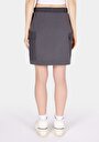 thumb-Afficher les détails de Jupe Anthracite Slim Fit Droit Plongée Mini Femme