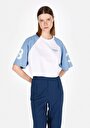thumb-Afficher les détails de Blouse À Manches Courtes Blanc Comfort Fit Manches Courtes Femme