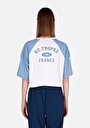 thumb-Afficher les détails de Blouse À Manches Courtes Blanc Comfort Fit Manches Courtes Femme