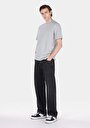 thumb-Afficher les détails de T-shirt À Manches Courtes Bleu Comfort Fit Droit Homme