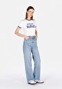 thumb-Afficher les détails de 970 Berry Pantalon  Wide Leg High Rise En Jean Regular Fit Femme