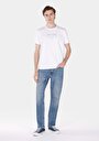 thumb-Afficher les détails de T-shirt À Manches Courtes Blanc Regular Fit Droit Homme