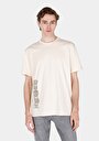 thumb-Afficher les détails de T-shirt À Manches Courtes Beige Comfort Fit Droit Homme