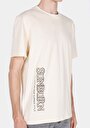 thumb-Afficher les détails de T-shirt À Manches Courtes Beige Comfort Fit Droit Homme