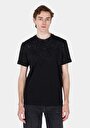 thumb-Afficher les détails de T-shirt À Manches Courtes Noir Regular Fit Imprimé Homme