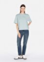thumb-Afficher les détails de T-shirt À Manches Courtes Vert Regular Fit Droit Femme