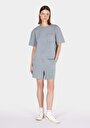 thumb-Afficher les détails de Short Gris Regular Fit Femme