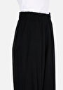 thumb-Afficher les détails de Pantalon Noir Wide Leg High Rise En Uni Regular Fit Femme