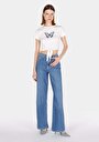thumb-Afficher les détails de 970 Berry Pantalon    En Jean Regular Fit Femme
