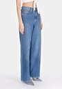 thumb-Afficher les détails de 970 Berry Pantalon    En Jean Regular Fit Femme