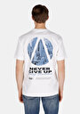 thumb-Afficher les détails de T-shirt À Manches Courtes Blanc Comfort Fit Droit Homme