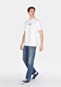 thumb-Afficher les détails de T-shirt À Manches Courtes Blanc Comfort Fit Droit Homme