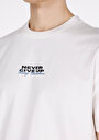 thumb-Afficher les détails de T-shirt À Manches Courtes Blanc Comfort Fit Droit Homme