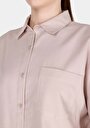 thumb-Afficher les détails de Chemise À Manches Longues Vizon Regular Fit Droit Sergé Femme