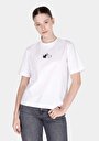 thumb-Afficher les détails de T-shirt À Manches Courtes Blanc Regular Fit Imprimé Femme