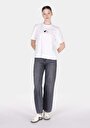 thumb-Afficher les détails de T-shirt À Manches Courtes Blanc Regular Fit Imprimé Femme