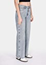 thumb-Afficher les détails de 970 Berry Pantalon  Wide Leg High Rise En Jean Regular Fit Femme