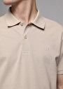thumb-Afficher les détails de T-shirt Polo À Manches Courtes Beige Droit Regular Fit Homme