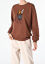 thumb-Afficher les détails de Pull-over Marron Regular Fit  Femme
