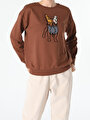 thumb-Afficher les détails de Pull-over Marron Regular Fit  Femme