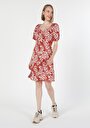 thumb-Afficher les détails de Robe Marron Slim Fit    Femme